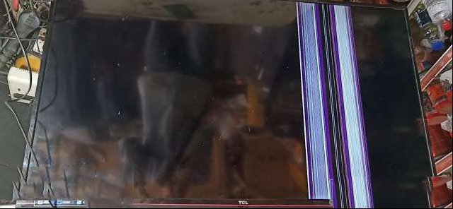 TCL L48F3320-3D液晶电视屏幕有竖线和横线的检修思路