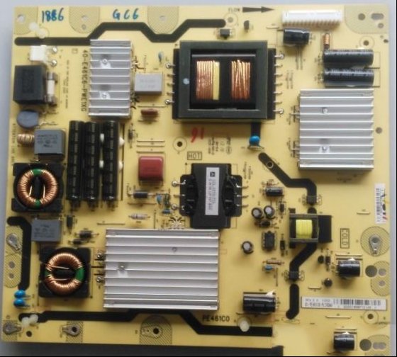 TCL 50E5690A-3D液晶电视遭雷击后待机灯亮但二次开机不通电