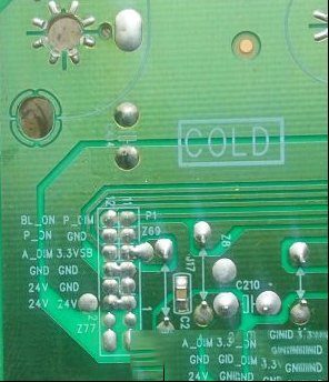 TCL L48F3320-3D液晶电视电源板单独启动方法