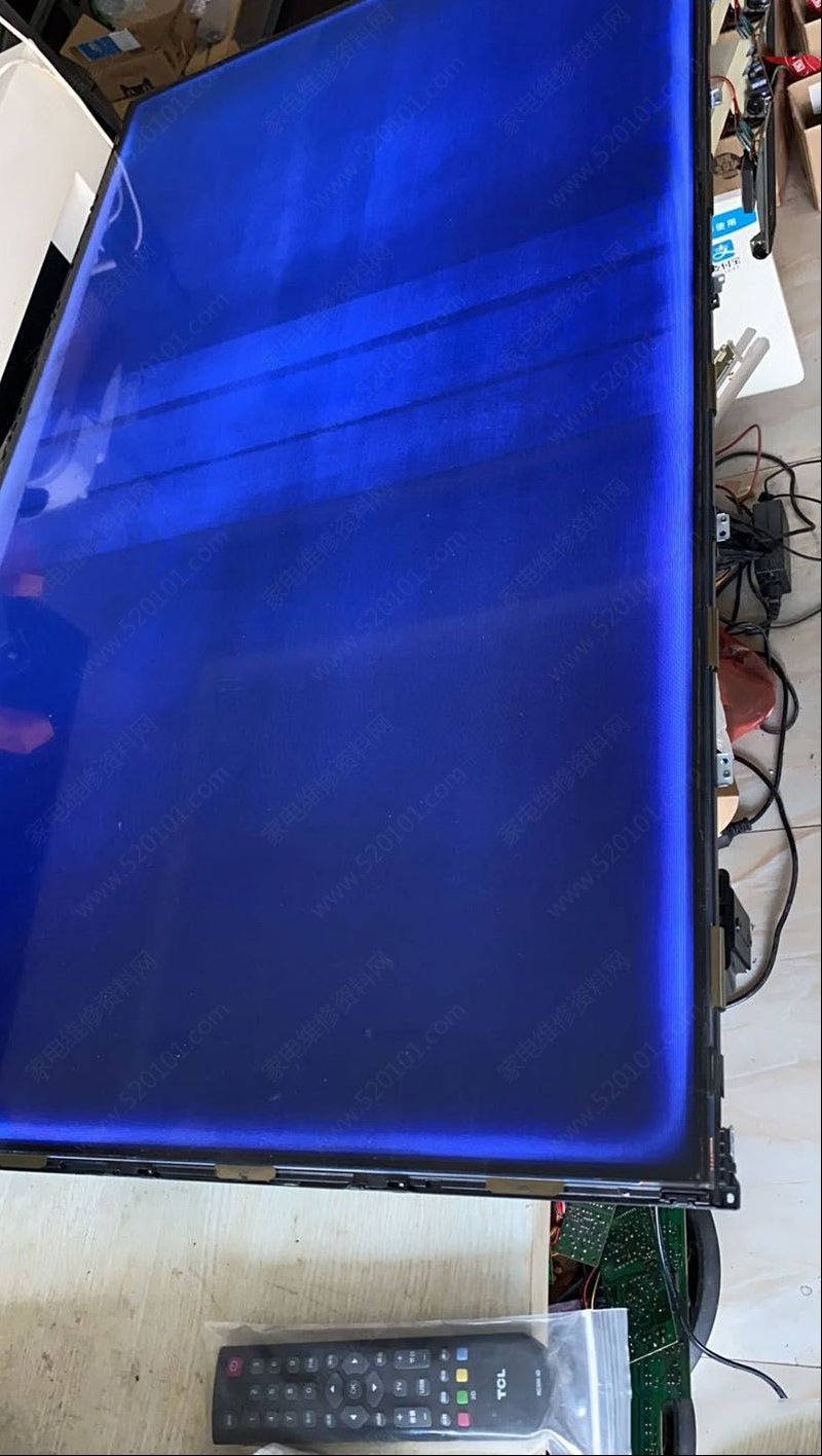 TCL L55F3303B液晶电视灰屏的检修思路