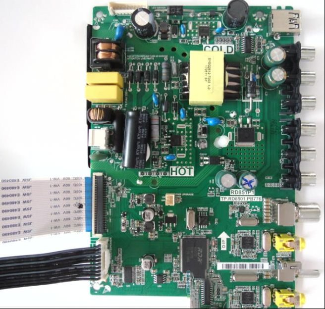 TCL L32F1B液晶电视黑屏的检修思路