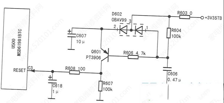 TCL L32E4370-3D液晶电视无法二次开机的检修思路