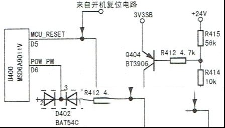 TCL 50E5690A液晶电视二次无法开机的检修思路