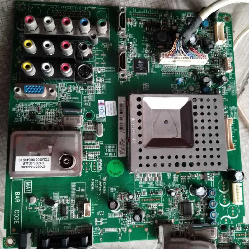 TCL L42F19F液晶电视开机5分钟后白屏的检修思路