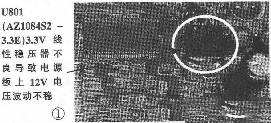 TCL 32英寸液晶电视冷机不开机指示灯亮的维修