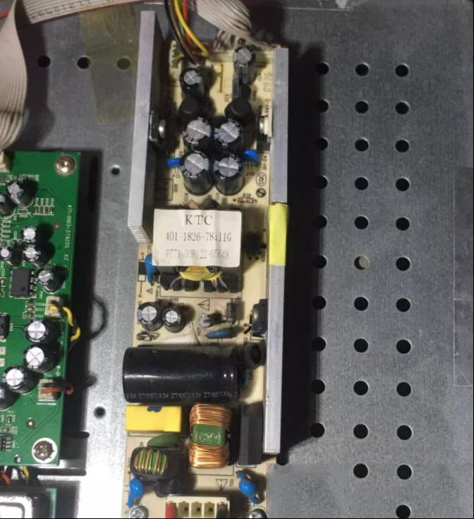 TCL L22N6液晶电视无背光无图像有声音的维修