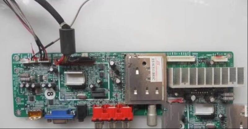 乐华LCD32P08液晶电视无图像无声音但字符显示正常