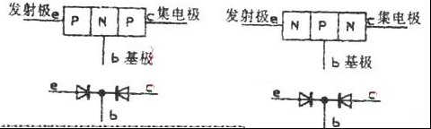 如何用万用表判别晶体管