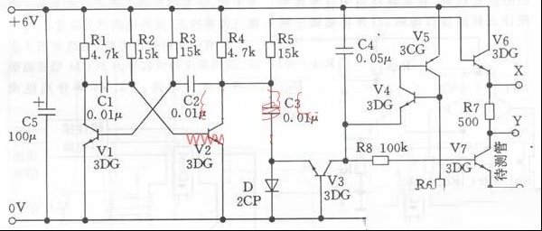 用示波器兼作晶体管图示仪