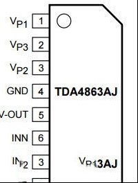用LA78041可以代换TDA4863AJ