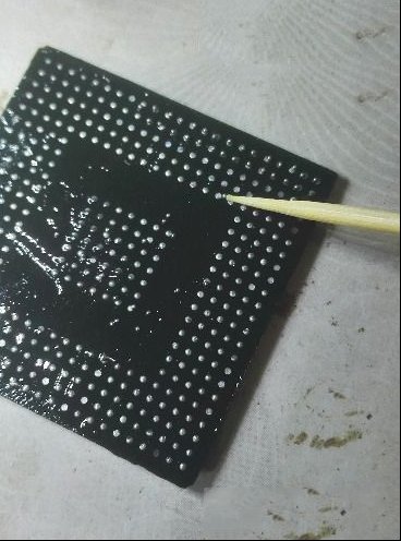 BGA芯片无钢网手工植珠经验分享