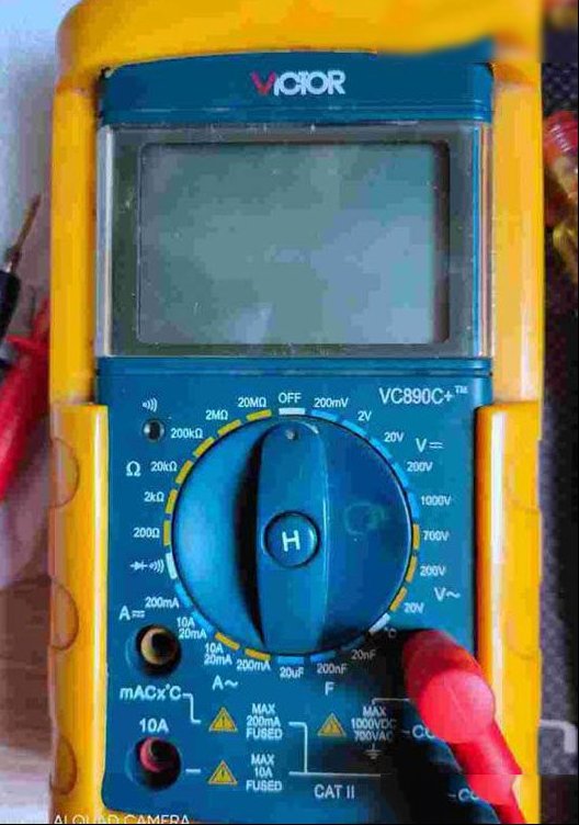 胜利VC890C+数字万用表检修思路过程