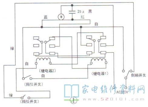 麒麟牌卷帘门电机接线的过程（图）