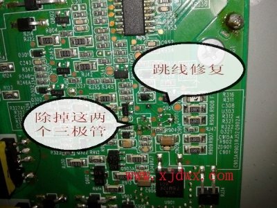三星 LA32A350C1，开机不定时黑屏，黑屏时声音正常