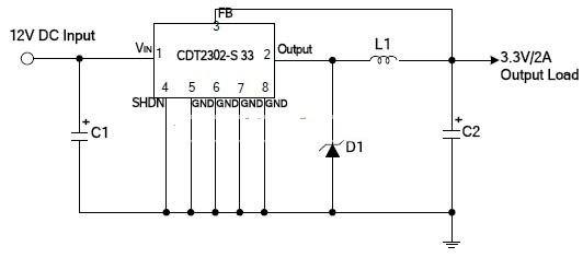 CDT2302应用电路
