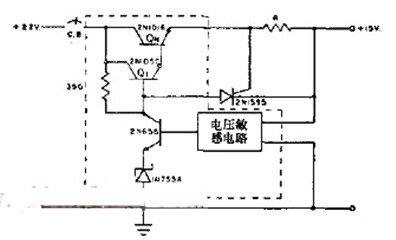 稳压电源晶体管保护电路