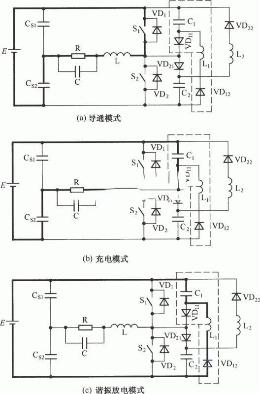 简易C-L-2D型无源无损缓冲电路工作模式