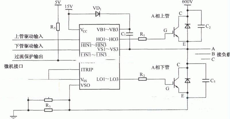 实现IR2130与功率管连接的设计