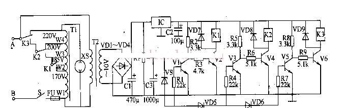 采用集成电路制作交流稳压器电路