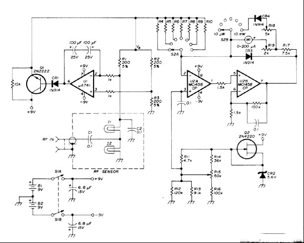 0.2μW~10 mW电路