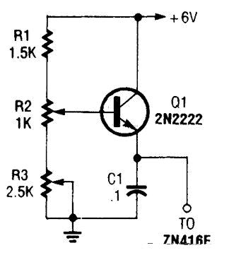 1.5V电源ZN416E电路