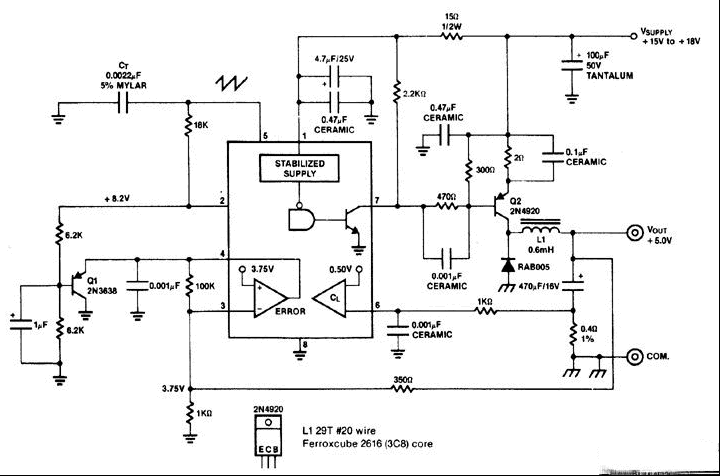 5 V/0.5降压转换器