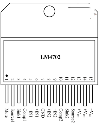 LM4702功放模块电路图
