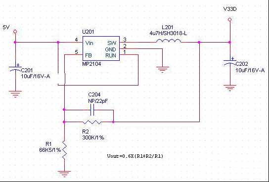 5v转3.3v 电平转换电路图