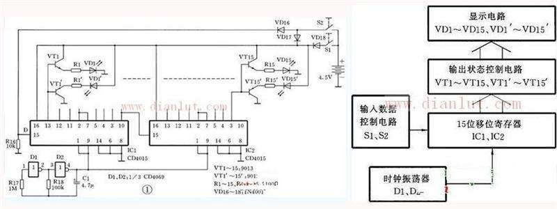 发光二极电子沙漏的制作