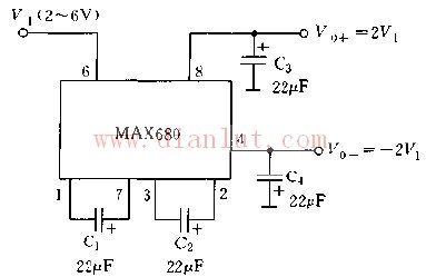 基于MAX680的基本应用电路图及说明
