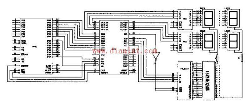 采用INTEL8279设计多数字数码管显示驱动电路