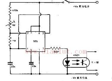 计算器变换成跑表的电路工作原理