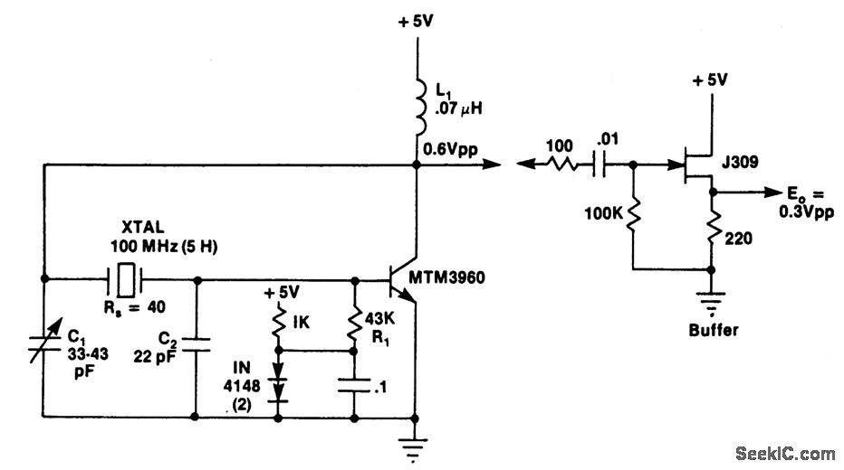 穿透式谐波振荡器（100MHz）