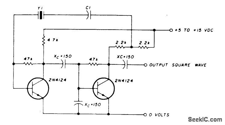 10kHz-150kHz的低频晶体振荡器