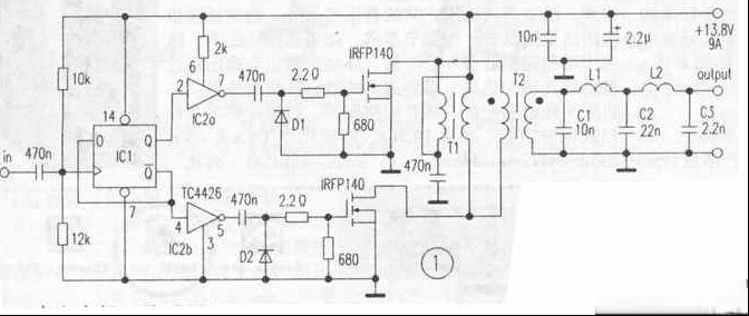 简单易制的D类100W功放（图）