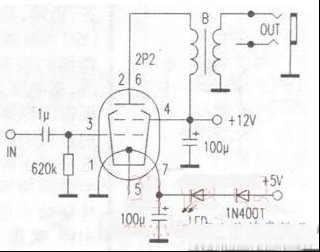 低屏压电子管耳机放大器（图）