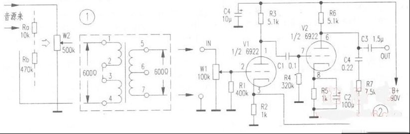 变压器胆前级放大器的制作方法（图）