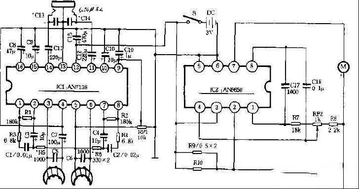 华声188放音机电路原理图