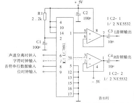 一款典型的D/A转换电路