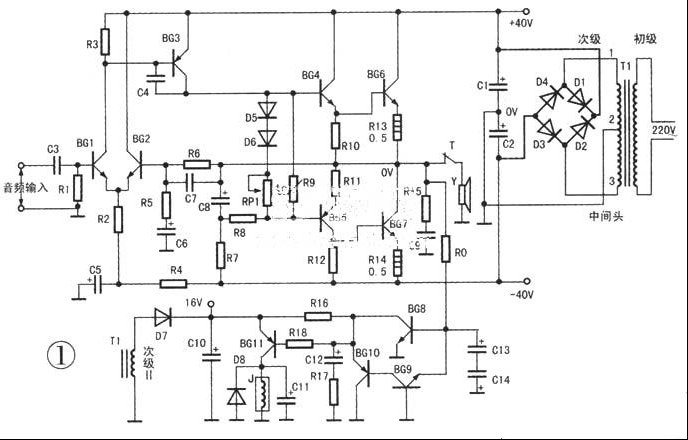 Hi-Fi音响OCL功放原理和检修