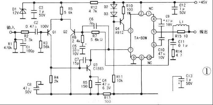 天乐TRIO KA-7300功放应急维修