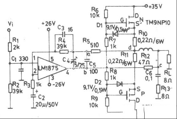 一款别有风味的音频功率放大器