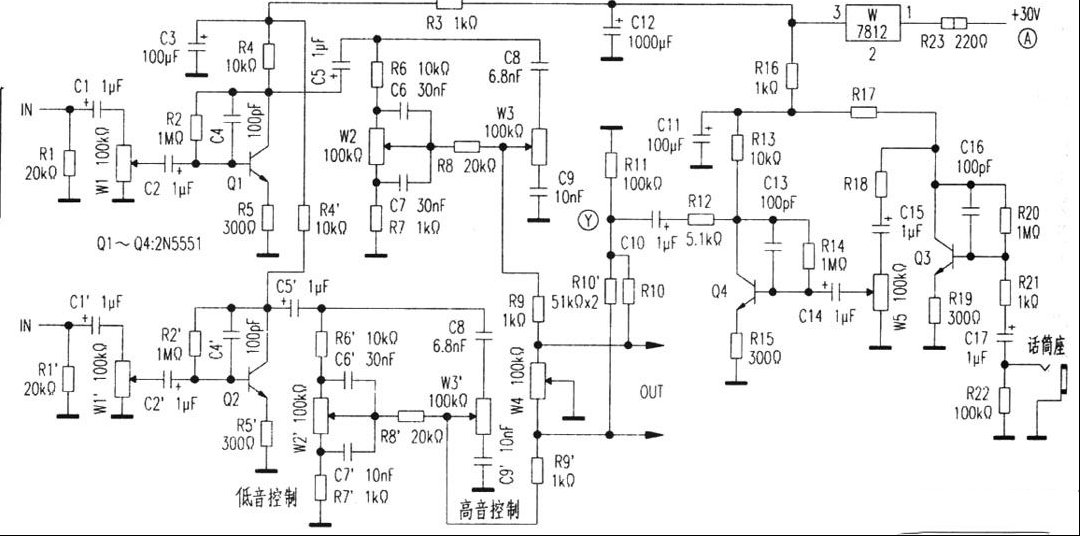 性能良好的通用前置放大器