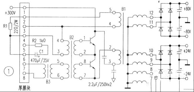 QSA-1600专业舞台功放电路分析与维修