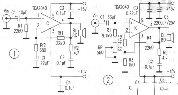 用TDA2040制作高保真直流功放