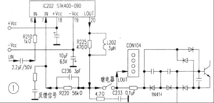 蚬华功放右声道正常，但左声道输出明显减小