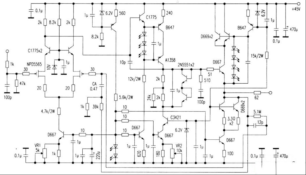 分体式纯甲类高保真功放