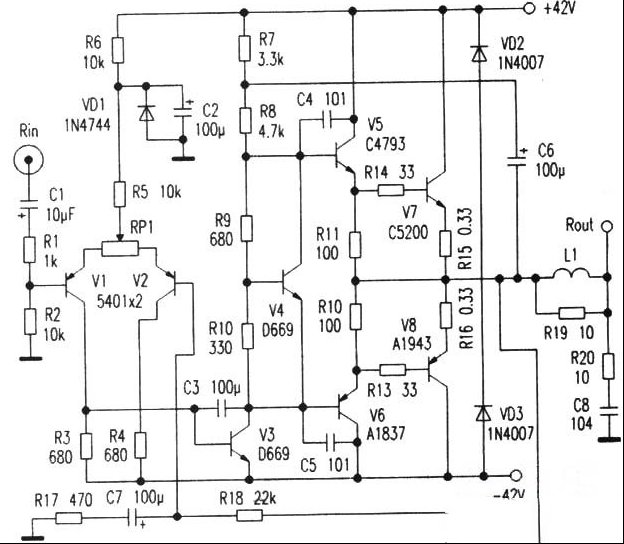 简单的末级功率放大器