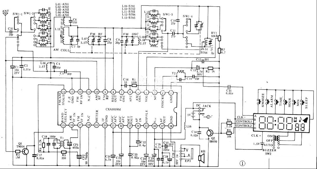 迪桑R-737收音机电路原理分析