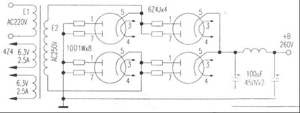谈一谈电子管桥式整流